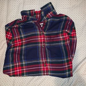 American Eagle boyfriend fit flannel shirt